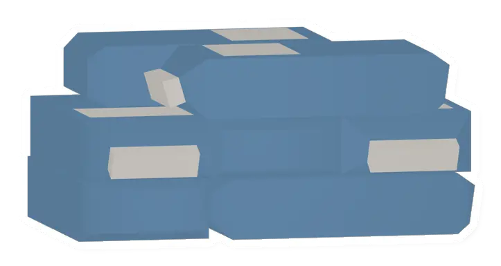 Unturned Stack of Concrete Bags barricade icon