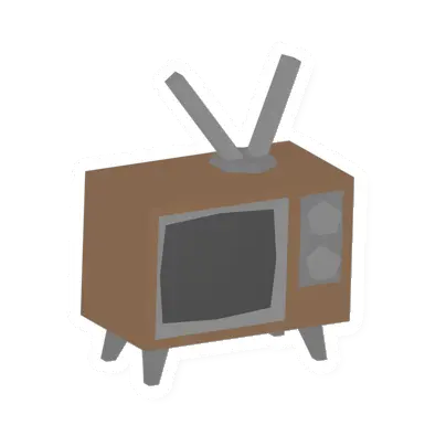Unturned Old Television barricade icon