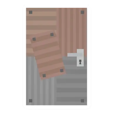 Unturned Scrap Shutter barricade icon