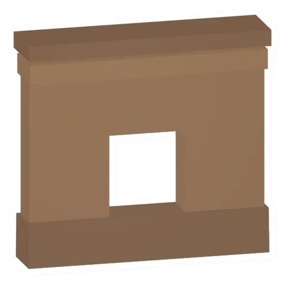 Unturned Tall Wood Door Wall barricade icon