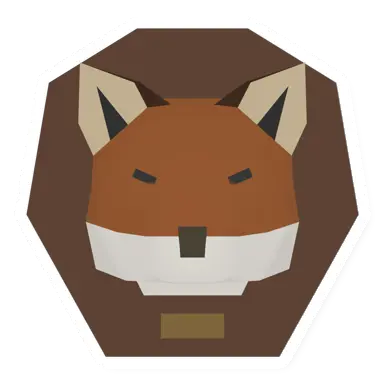 Unturned Fox Trophy barricade icon