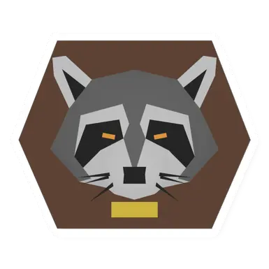 Unturned Raccoon Trophy barricade icon