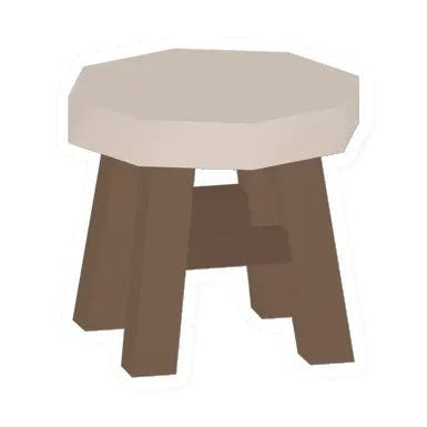 Unturned Wood Stool barricade icon