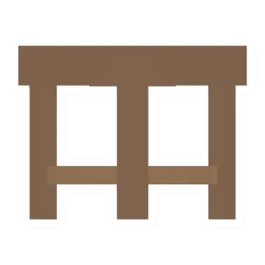 Unturned Wooden Triangle Platform Hole barricade icon