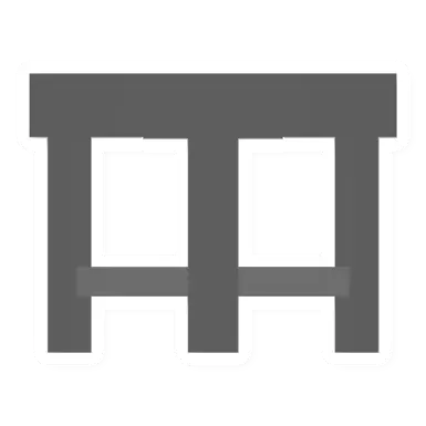 Unturned Concrete Triangle Hole Platform barricade icon