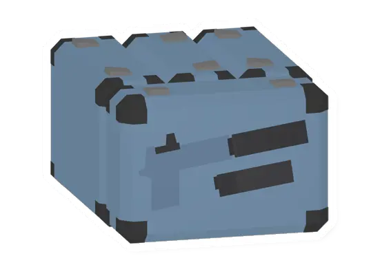 Unturned Stack of Pistol Attachment Cases barricade icon