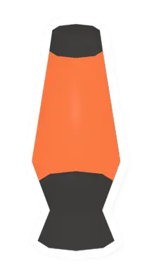Unturned Orange Lava Lamp barricade icon