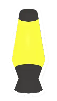 Unturned Yellow Lava Lamp barricade icon