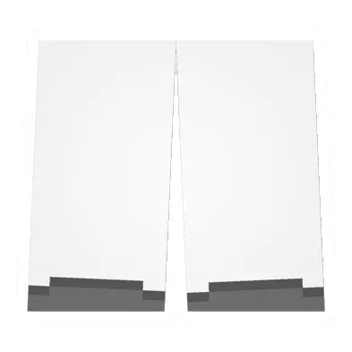 Unturned White Gown Bottom clothing icon