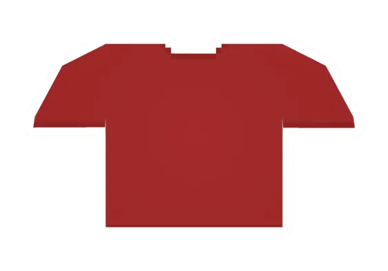 Unturned Red Shirt clothing icon