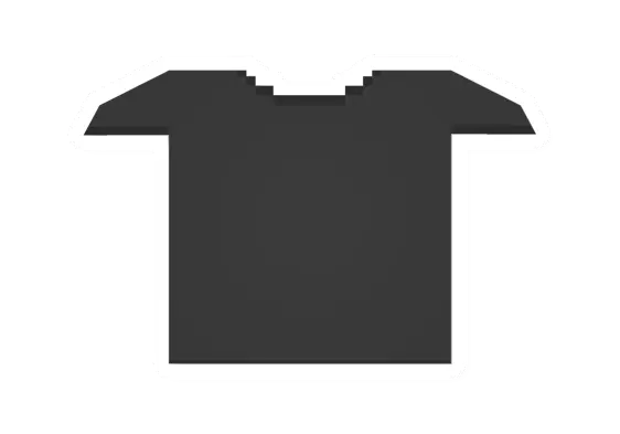Unturned Black T-Shirt clothing icon
