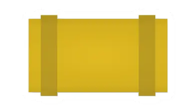 Unturned Yellow Bedroll barricade icon