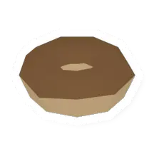 Unturned Chocolate Donut food icon