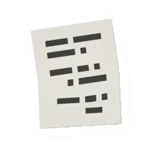 Unturned Foreman's Note supply icon
