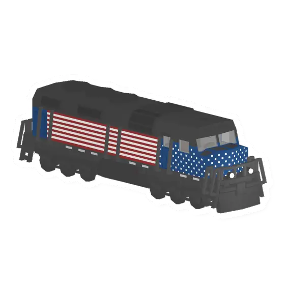 Unturned Patriotic Train vehicle icon
