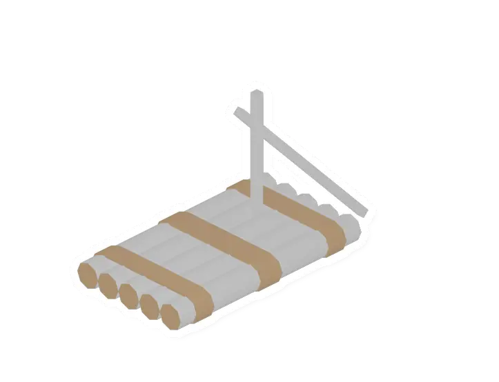 Unturned Birch Raft barricade icon