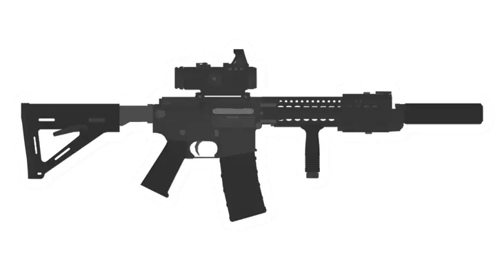 Unturned M4A1 SOPMOD II Black Assault Rifle gun icon