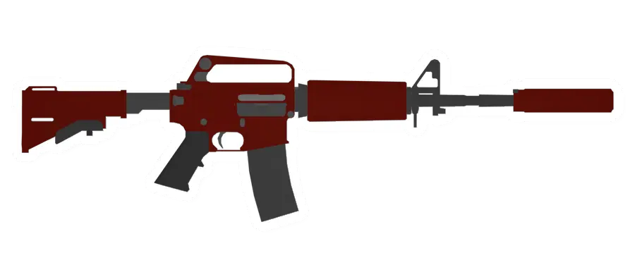 Unturned XM4 Crimson Assault Rifle gun icon