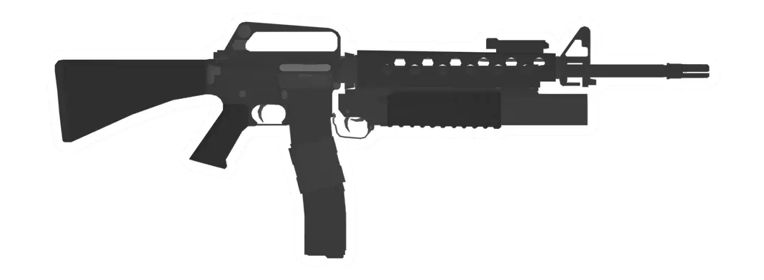 Unturned M16A1 Scarface Assault Rifle gun icon