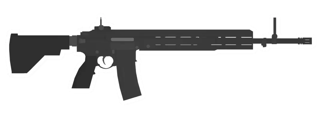 Unturned HK416A5 Long Barrel Assault Rifle gun icon