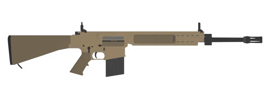 Unturned SR-25 SASS Designated Marksman Rifle gun icon