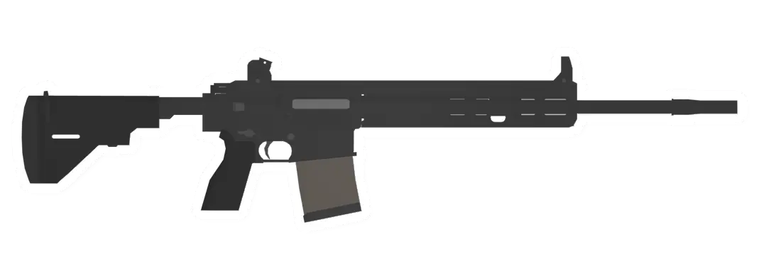 Unturned HK417 Long Barrel Battle Rifle gun icon