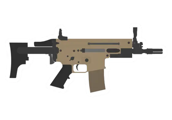 Unturned SCAR-L PDW Assault Rifle gun icon