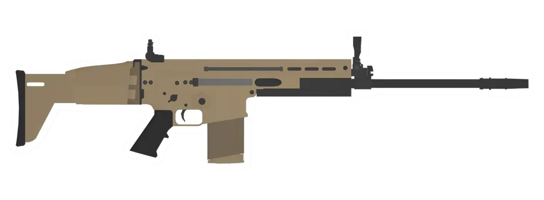 Unturned SCAR-H Long Barrel Battle Rifle gun icon