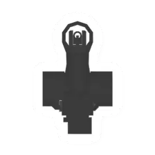 Unturned FN SCAR Iron Sights (SCAR-H) sight icon