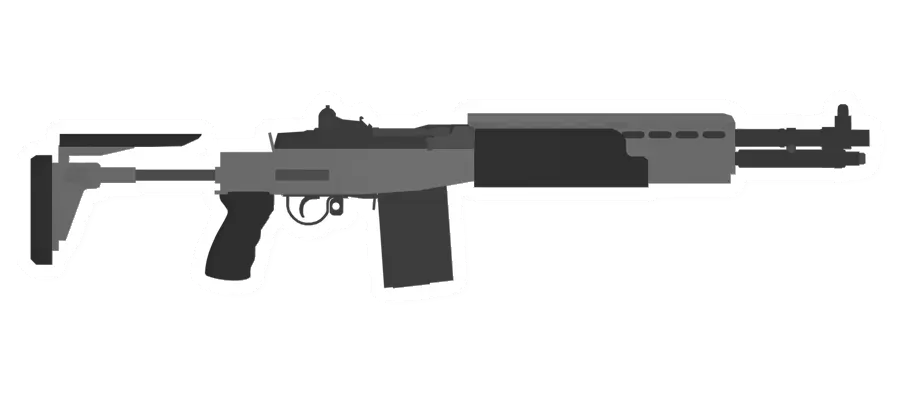Unturned M1A Short EBR Designated Marksman Rifle gun icon