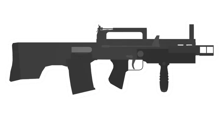 Unturned ASH-12 Assault Rifle gun icon
