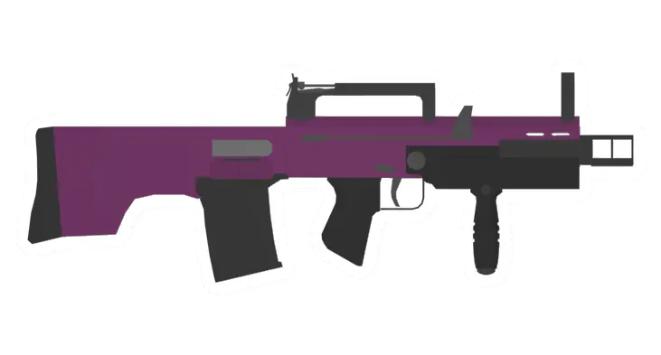 Unturned ASH-12 Amethyst Assault Rifle gun icon