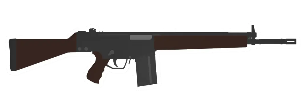 Unturned G3A3 Wooden Battle Rifle gun icon