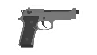 Unturned M9A3 Inox Pistol gun icon