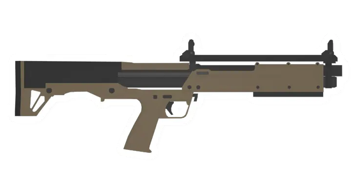 Unturned KSG-12 Desert Shotgun gun icon