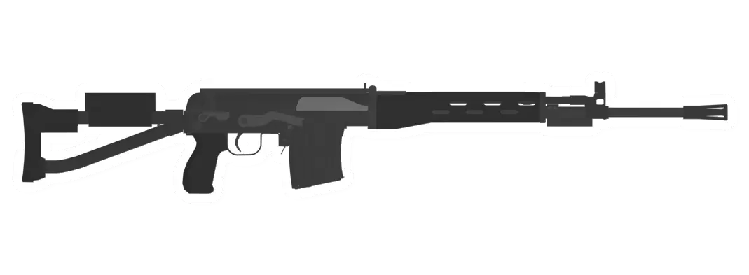 Unturned SVDM Designated Marksman Rifle gun icon