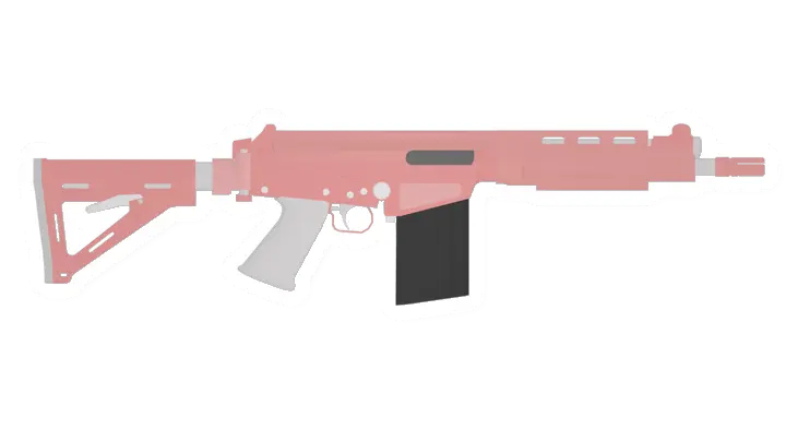 Unturned SA-58 Pink Battle Rifle gun icon