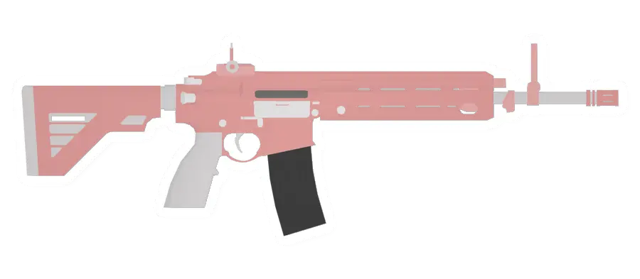 Unturned HK416A5 Pink Assault Rifle gun icon