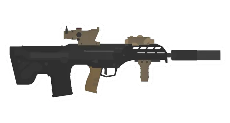 Unturned MDR762 Killtube Battle Rifle gun icon