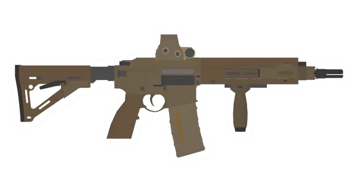 Unturned HK416A5 Short Desert Assault Rifle gun icon