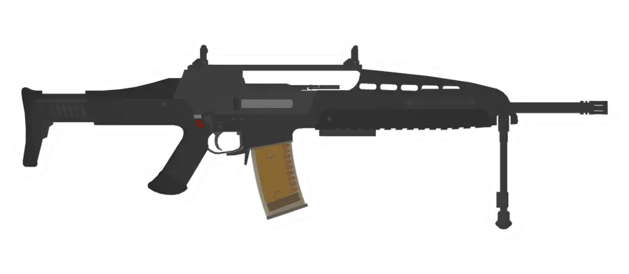 Unturned XM8 DMAR Tactical Light Machinegun gun icon