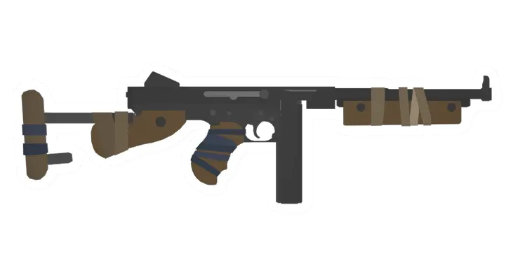 Unturned M1A1 Thompson Rust Submachinegun gun icon