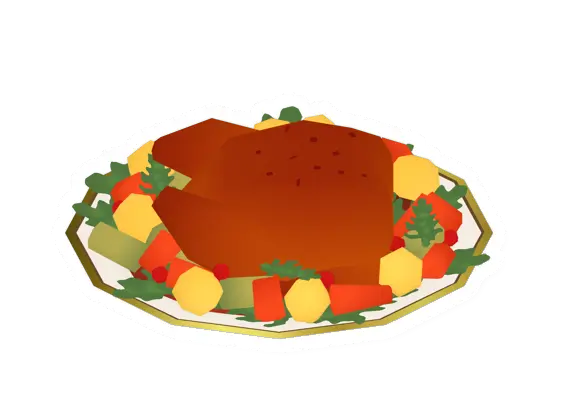 Unturned Roast Turkey Platter barricade icon