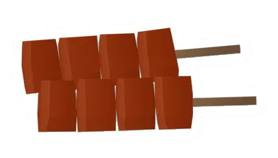 Unturned Grilled Pork Skewers food icon