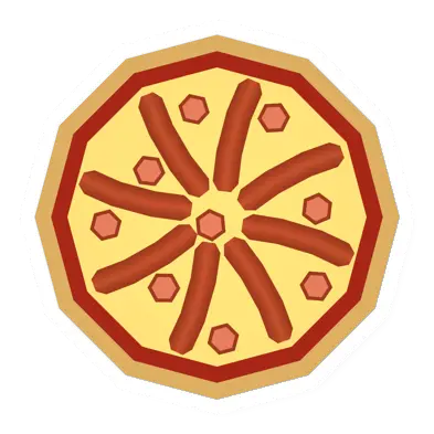 Unturned Sausage Pizza food icon