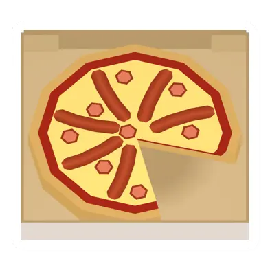 Unturned Sausage Pizza Box (3 pieces left) barricade icon