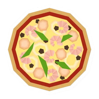 Unturned Seafood Pizza food icon