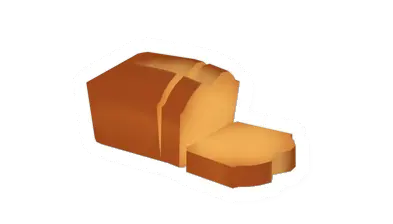 Unturned Sliced Banana Bread food icon