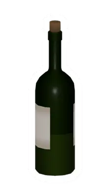 Unturned Half Bottled Wine food icon