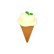 Unturned Vanilla Ice Cream food icon